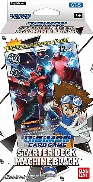 DIGIMON CARD GAME - STARTER DECK MACHINE BLACK ST-5 - EN